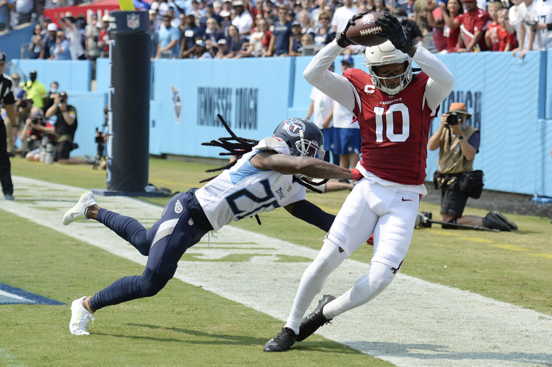 APTOPIX Cardinals Titans Football